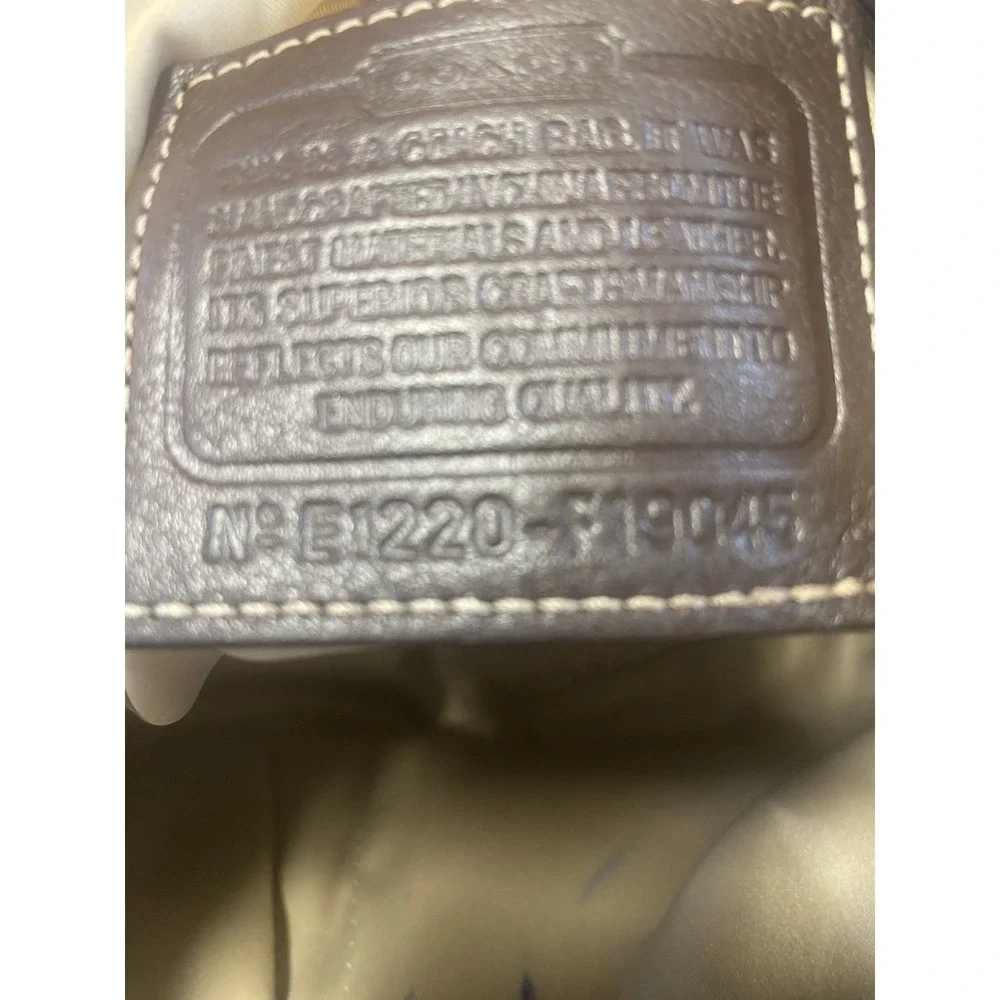Coach Penelope Brown Leather Purse F19045